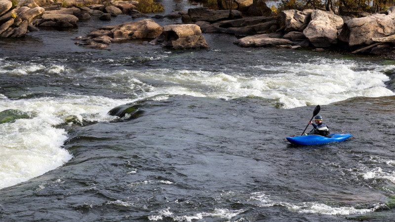 Kayaking on the James River