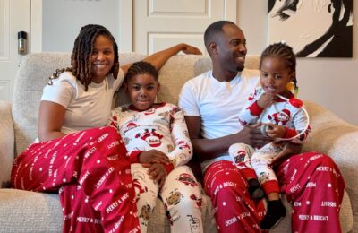 Keoshoa Gordon with her family. 