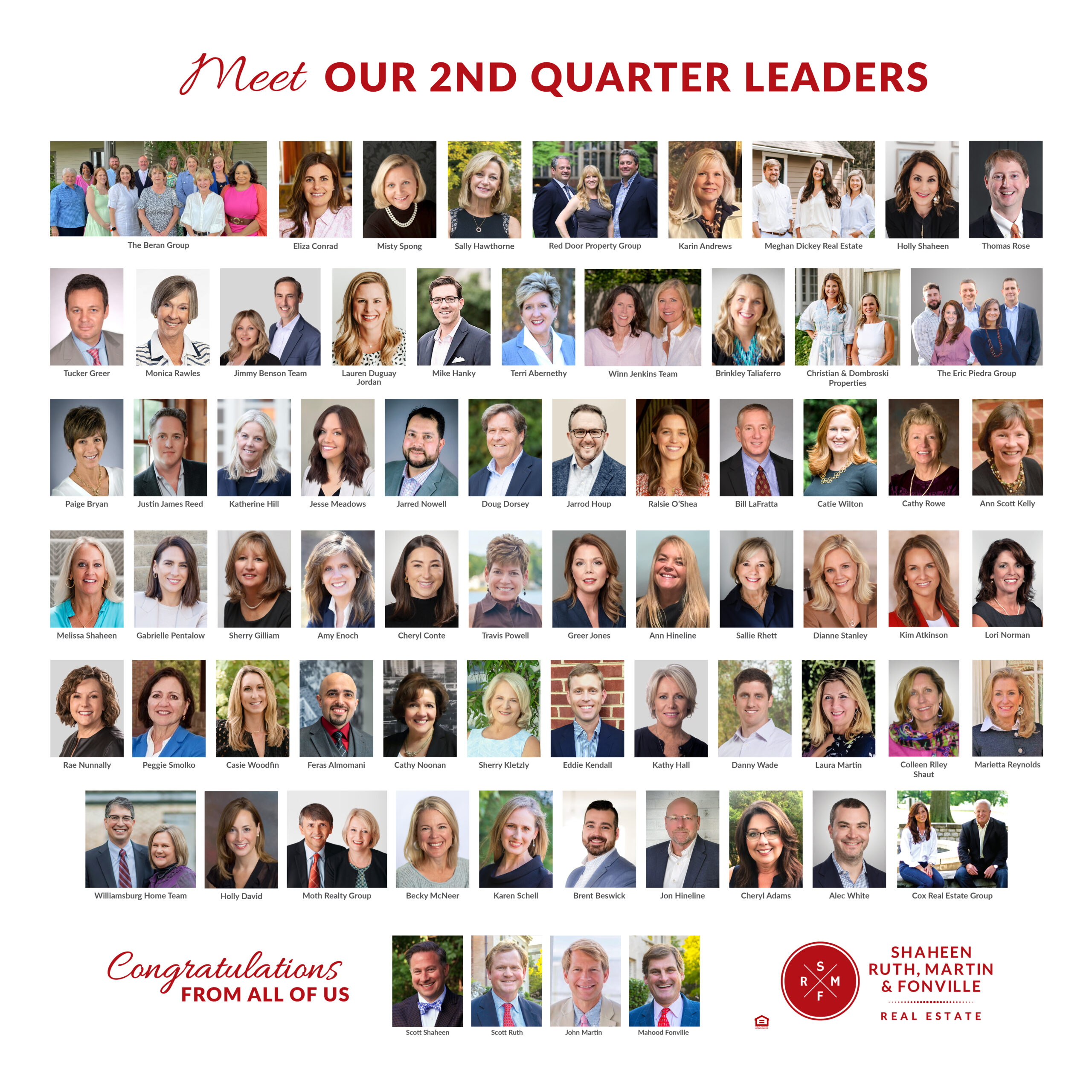 2024 Second Quarter Leaders