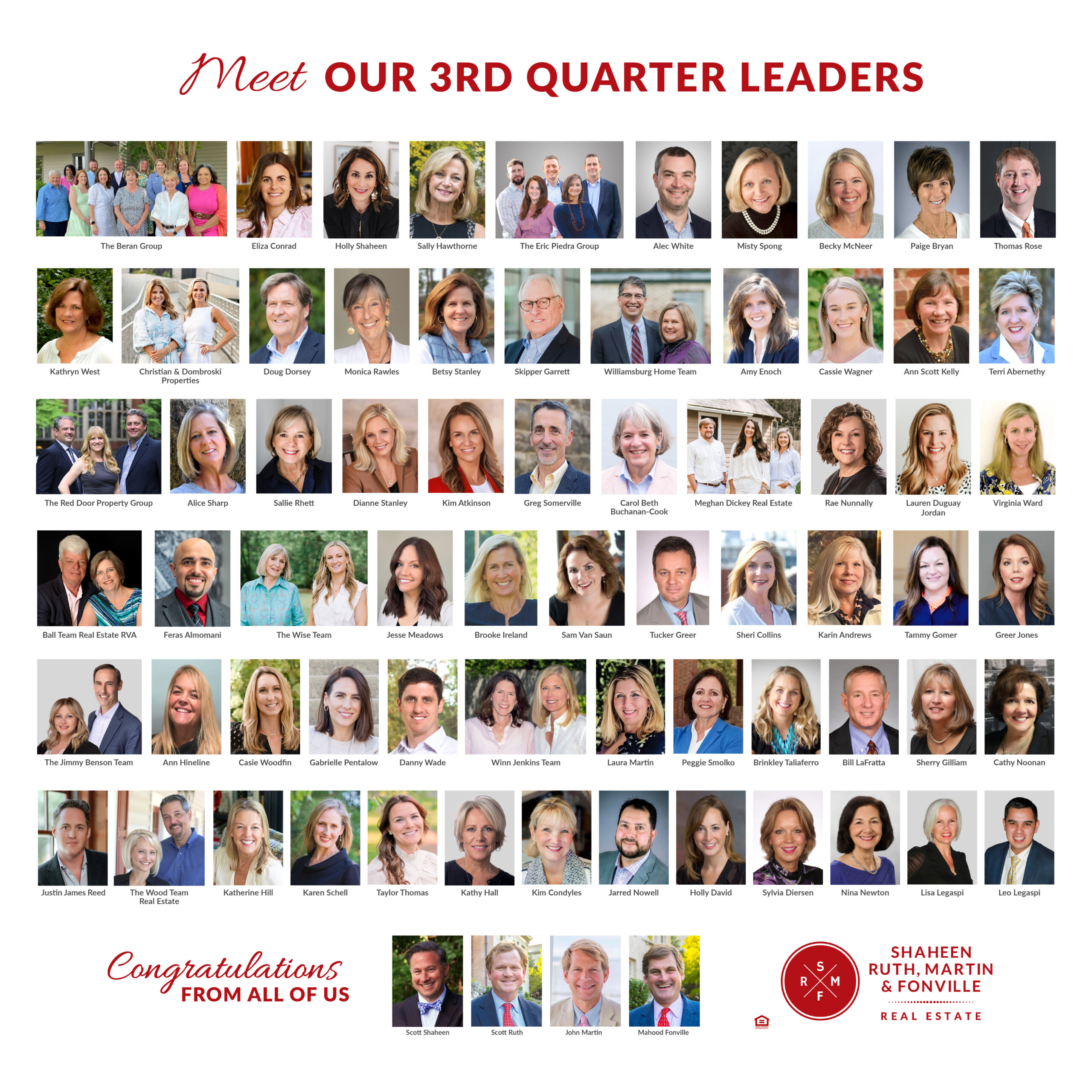2024 Third Quarter Leaders