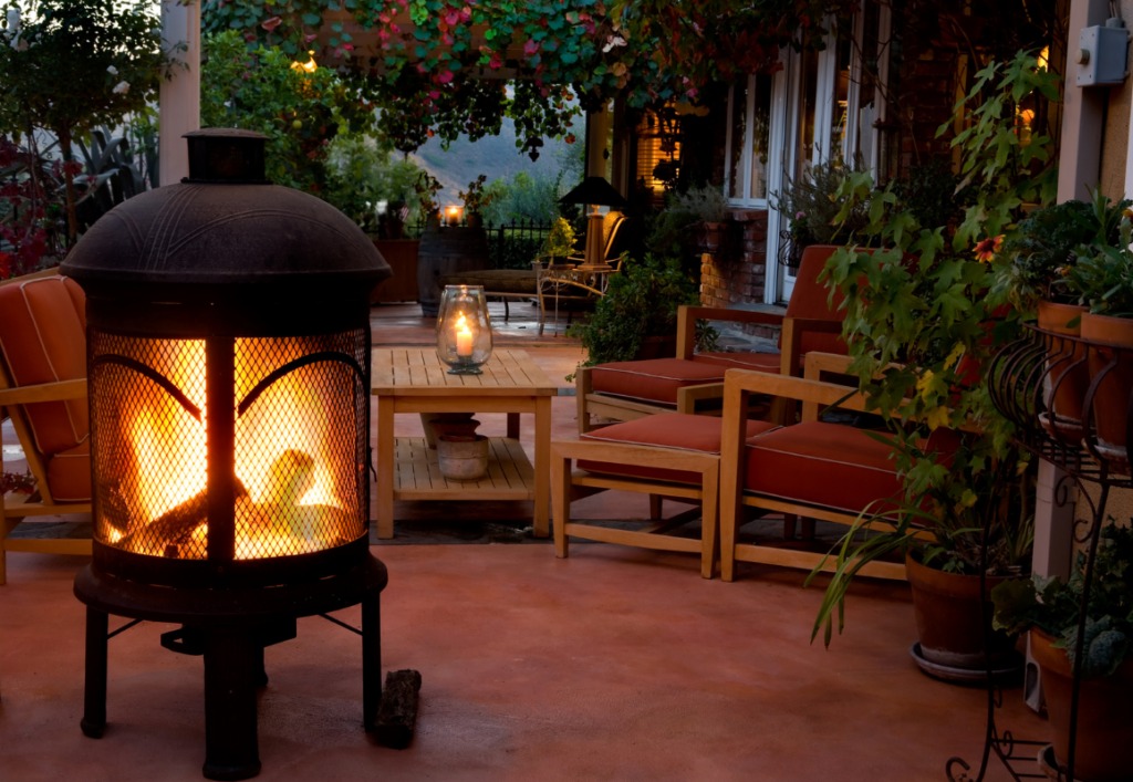 Soothing Lit Fireplace